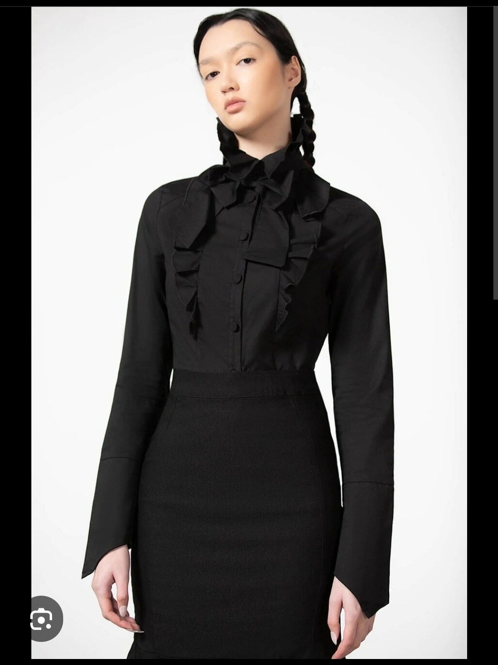 Killstar "HELLISA" Ruffle Top - Picture 3 of 8